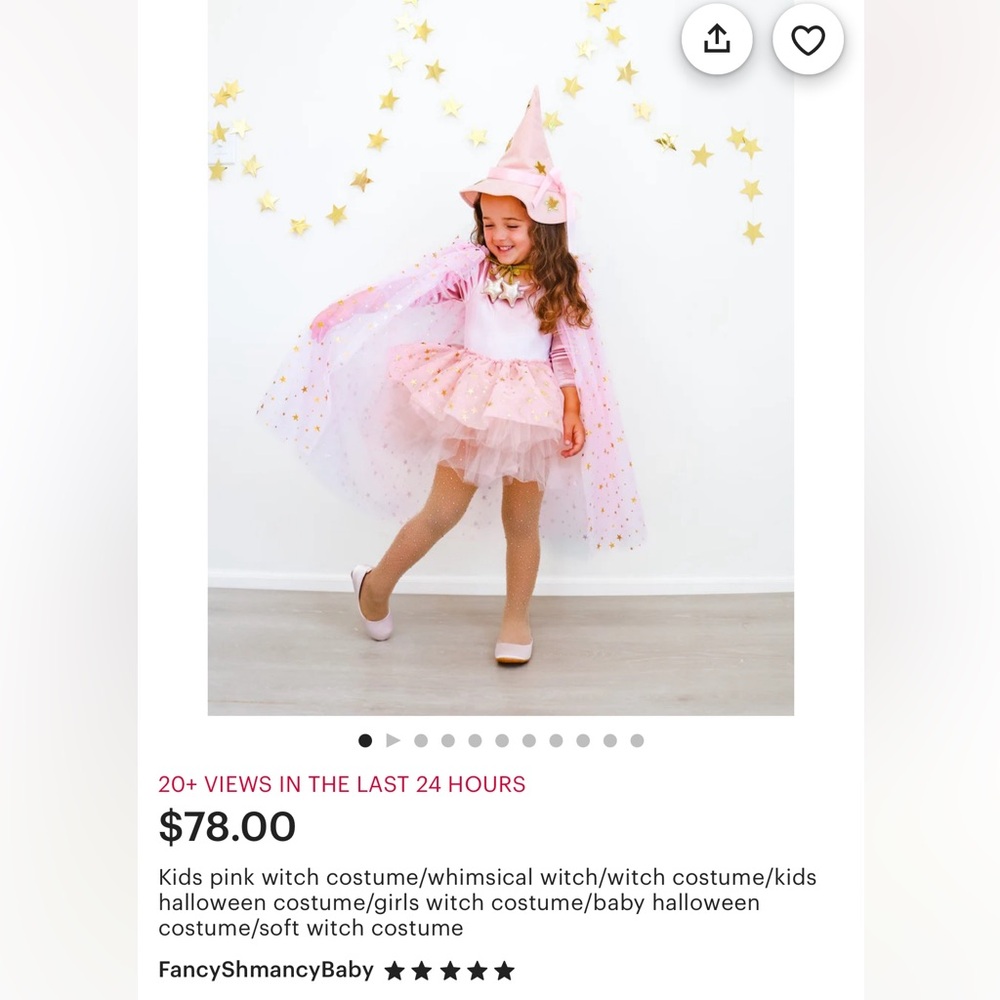 Witch Costume 4/5T